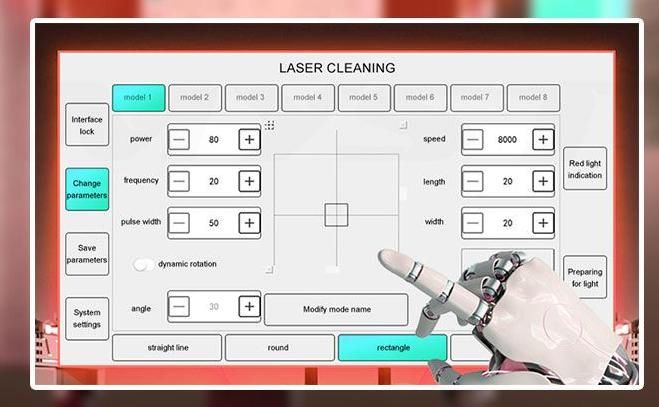 200w Trolley Case Laser Cleaning Machine