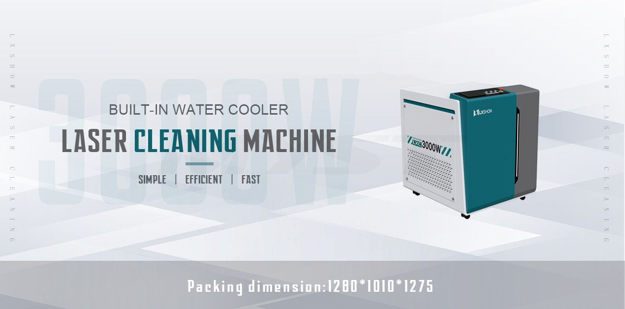 LXC-3000W Built-in chiller Laser Cleaning Machine for Rust Removal