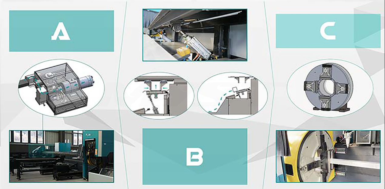 LX83THA Best Automatic Loading and Unloading Metal Steel Fiber Laser Tube Cutting Machine SS Aluminum Copper for Sale