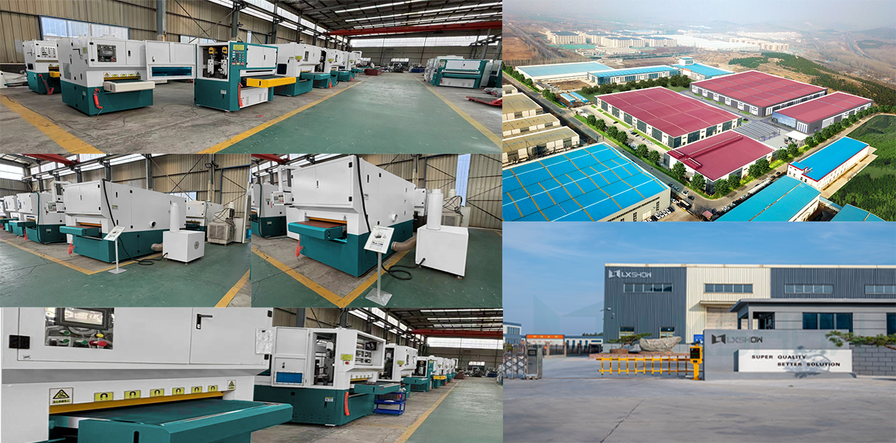 Double Belt Deburring Machine LX-RRW 800 Series With Wire Drawing Function