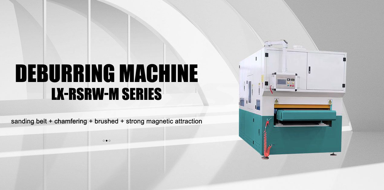 Deburring Machine LX-RSRW-M 1000 Model Double Sandpaper Strong Magnetic Table with Chamfering and Wiredrawing Function Double Sandpaper Strong Magnetic Table with Chamfering and Wiredrawing Function