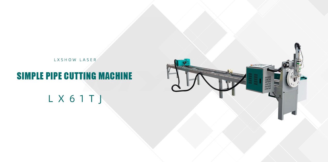 2025 Newly LX61TJ Simple Laser Pipe Cutting Machine for Metal Tube