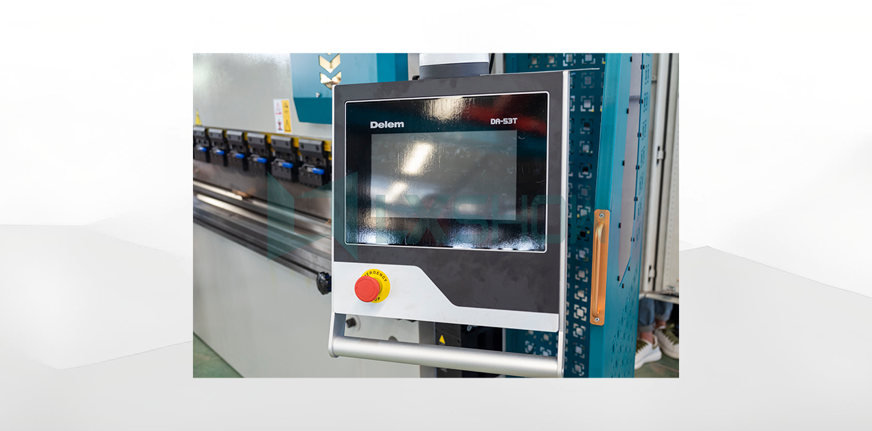 LXSHOW WE67K-100T4000 Electro-Hydraulic DA53T System CNC Bending Machine Sheet Metal Press Brake For Sale LXSHOW WE67K-100T4000 Electro-Hydraulic DA53T System CNC Bending Machine Sheet Metal Press Brake For Sale