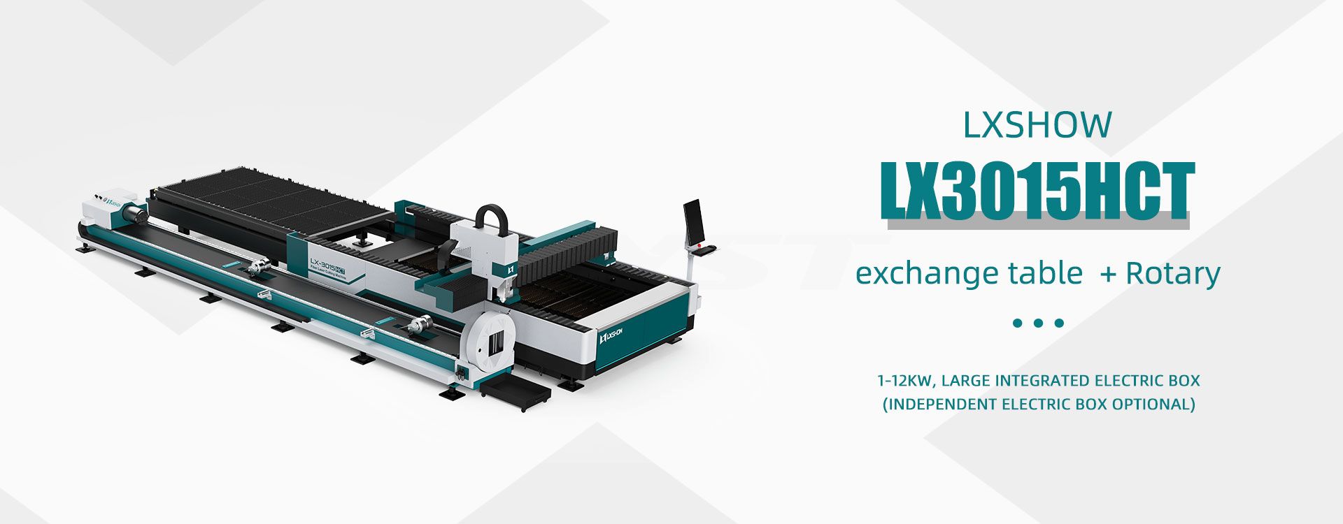 LXSHOW Latest LX3015HCT CNC Best Sales 1500w 2000w 3000w 6000w 8000w Laser Metal Sheet and Tube Cutting Machine