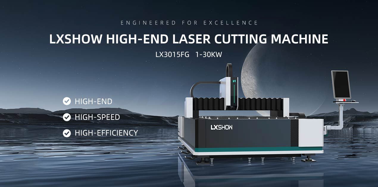 2026 All-New Upgraded High-End LX3015FG 1KW-30KW CNC Fiber Laser Cutting Machine